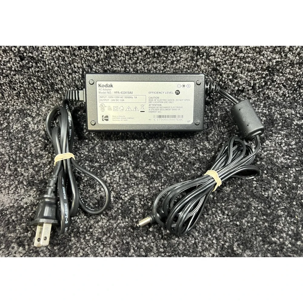 Kodak HPA-432418A0 AC Adapter‎ Power Supply 100-120V to 24V DC 1.8A